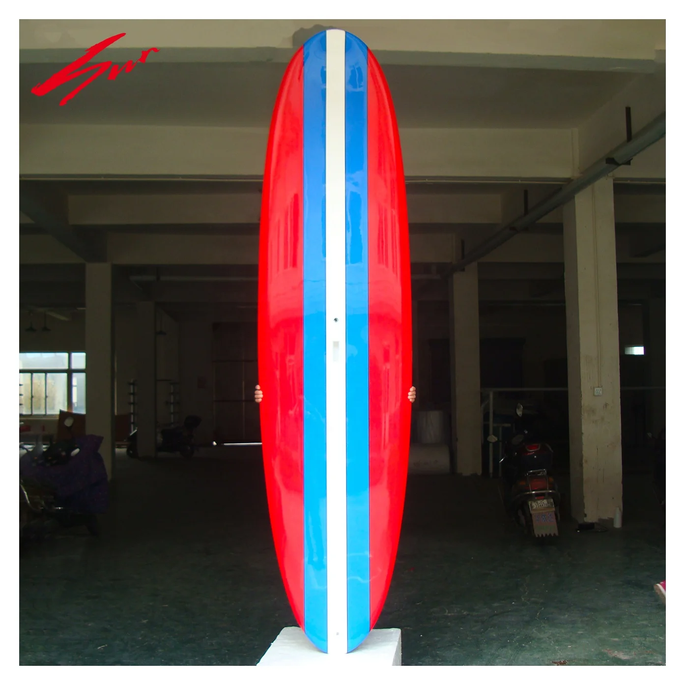High Impact Resistant Water Jet Surfboard PU Fiberglass Surf Board Customized