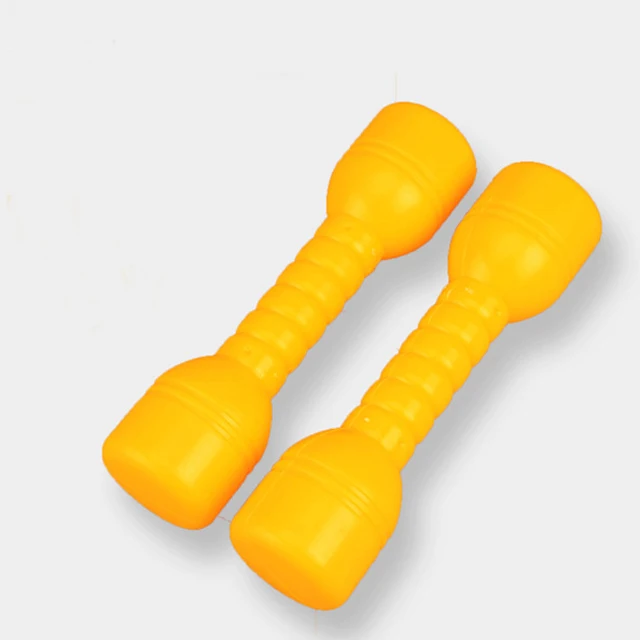 Kids Plastic Hand Dumbbells Household Gym Exercise Barbell Children Exercise Fitness Sport Toy for Home Use