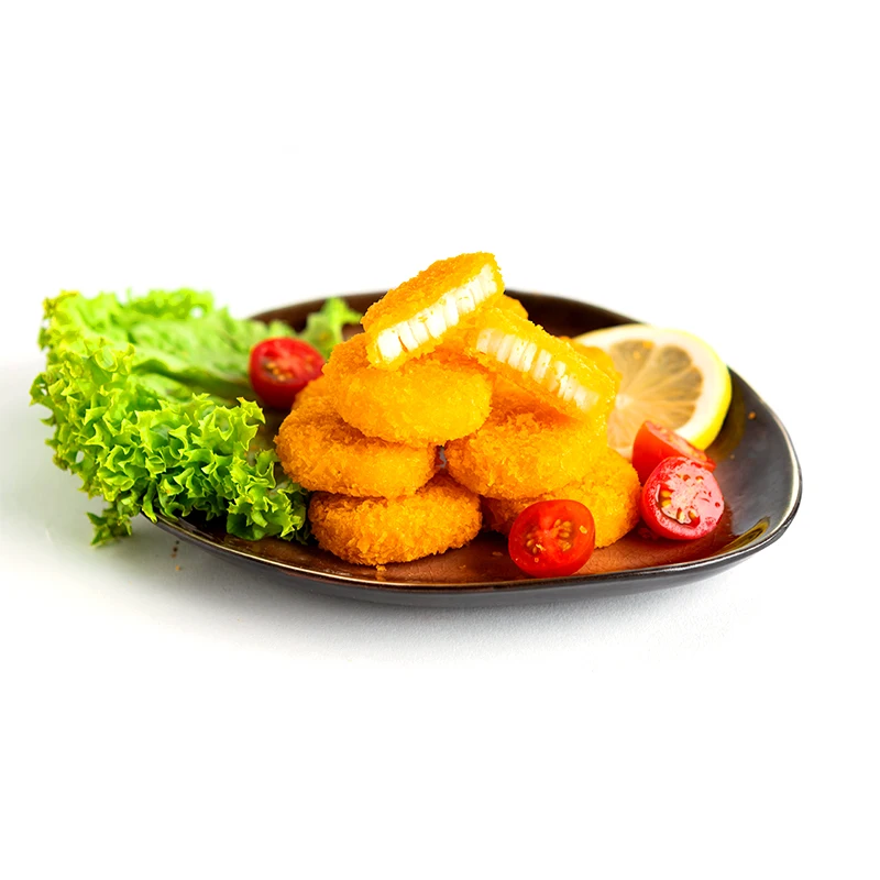 Premium High Quality Seapack Golden Breaded Surimi Scallop Wonderful Unique Taste and Suitable for Fried