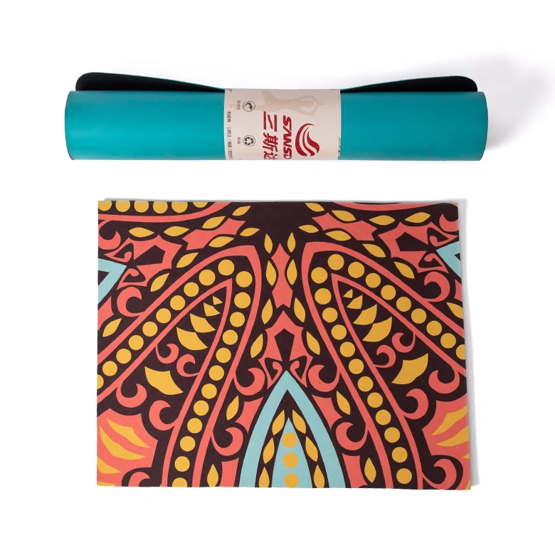 Sansd Extra Thick High Density Exercise Tpe Waterproof Yoga Mat For Hot Yoga Bikram Ashtanga Sweaty Workouts