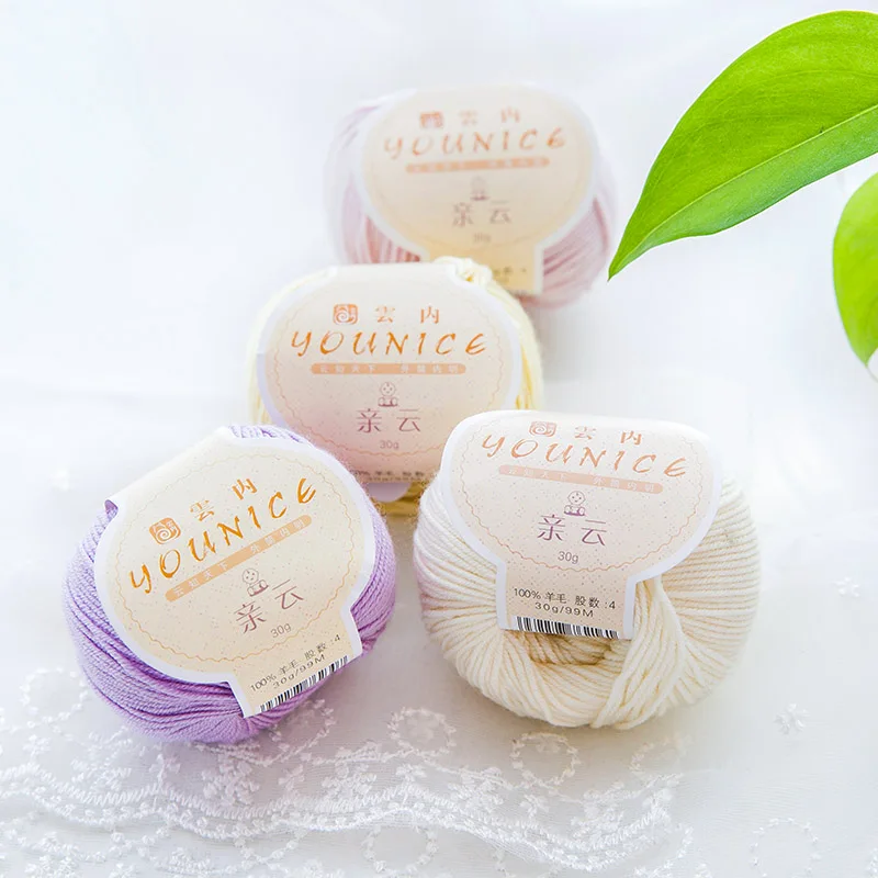 Yarncrafts окрашенная мягкая Пастельная дышащая детская ручная вязка из шелка мериноса 100% пряжа из овечьей шерсти