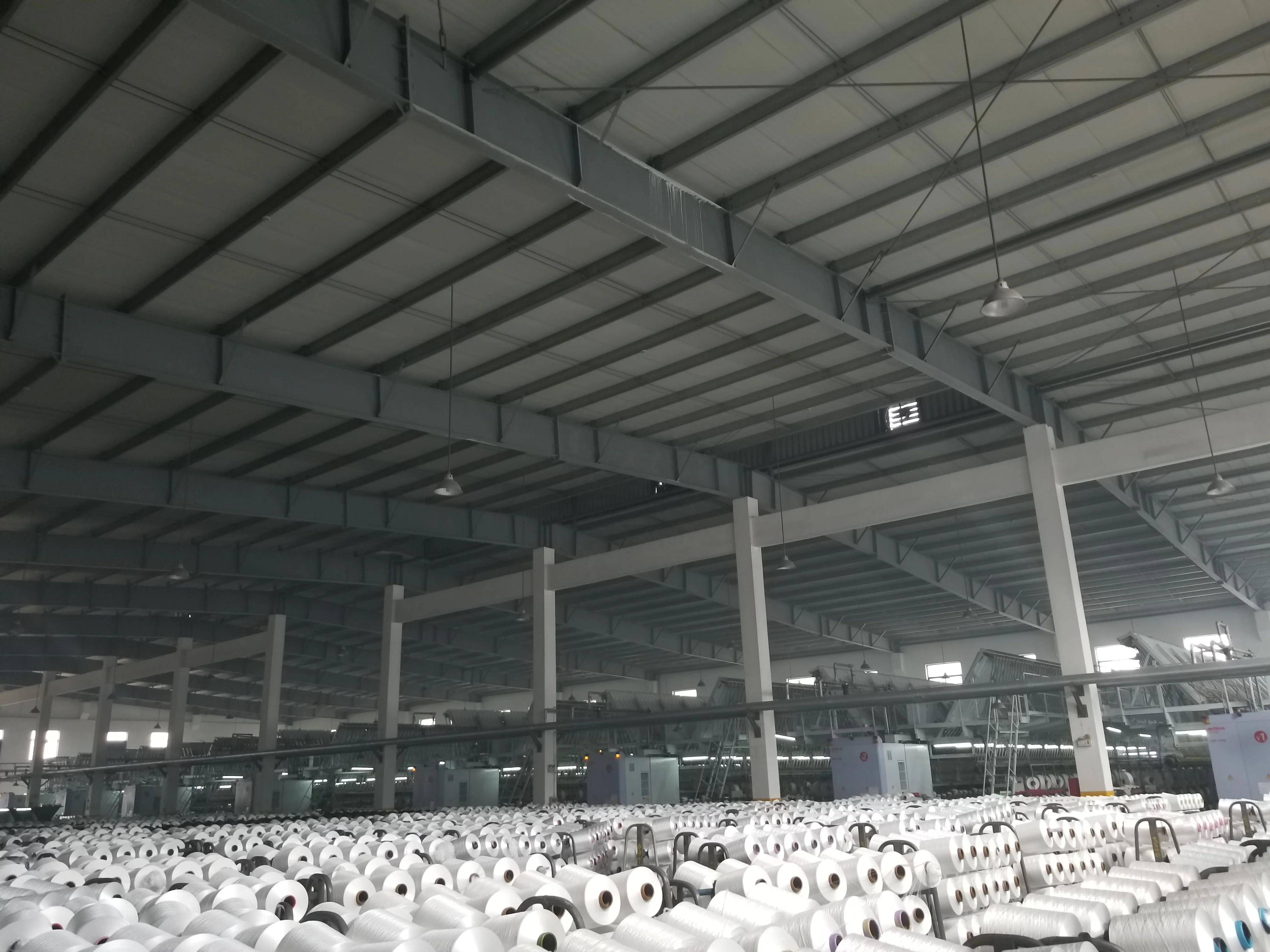Low price good quality white polyester DTY yarn 100D/144F