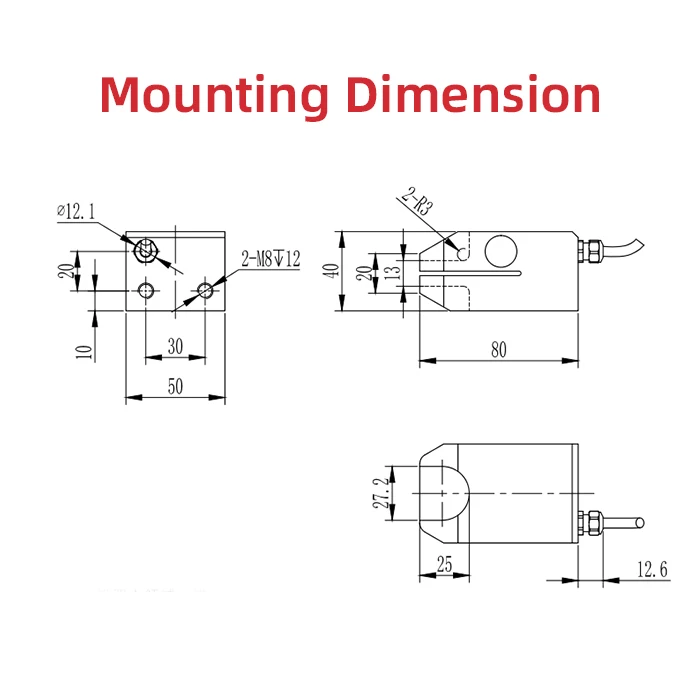 R260 Clip tension pressure and clamping force test load cell
