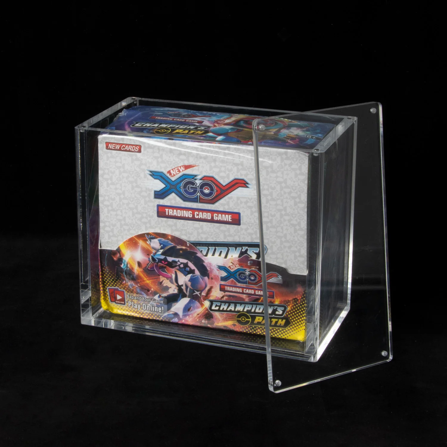 PTCG Acrylic Booster Box Display Case Box Magnetic Lid