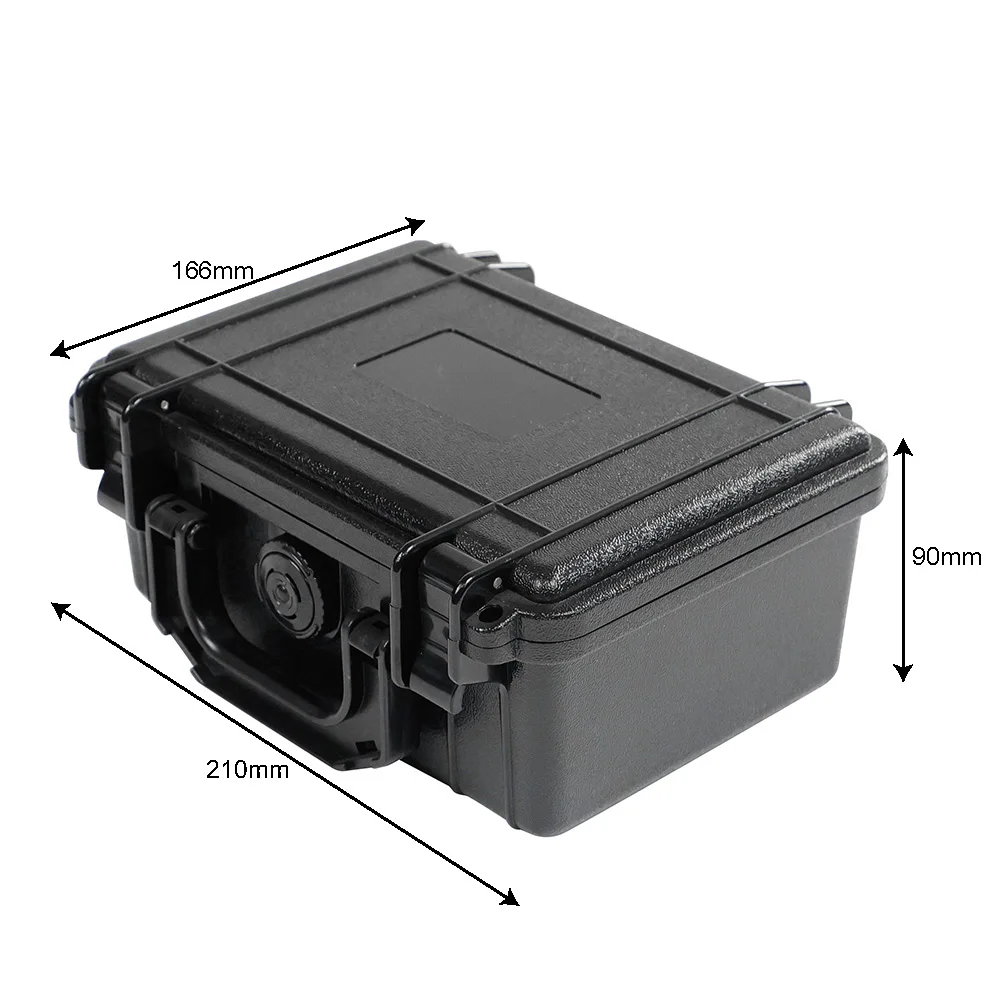 SC051 Hard ABS plastic tool suitcase equipment box with pre-cut PU foam