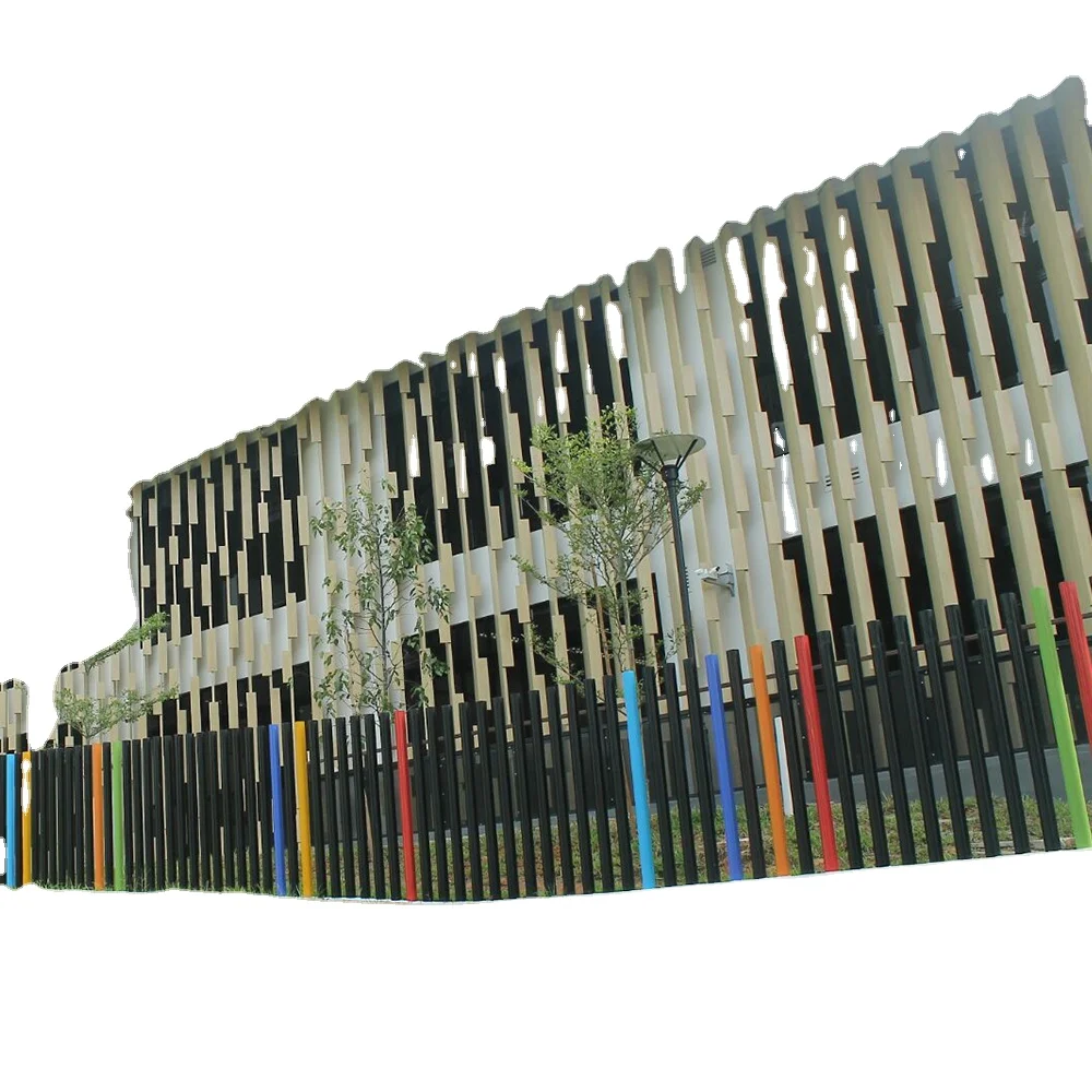 vertically sun louver for curtain wall sunscreen