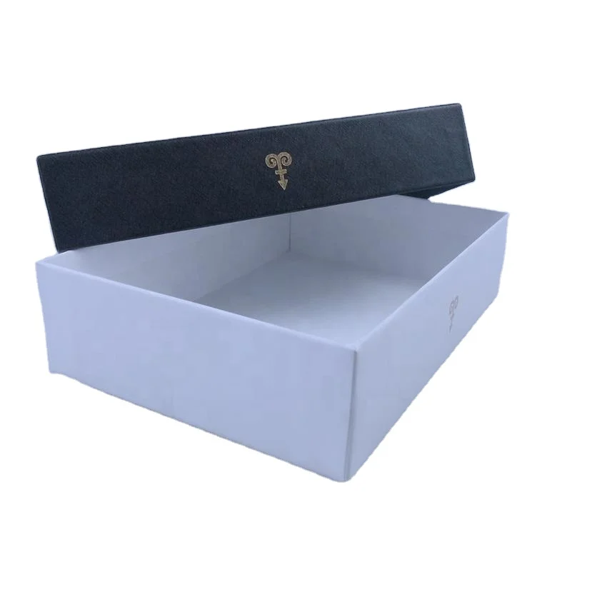 Brand box luxury custom square white cardboard gift box cardboard high gloss white cardboard boxes packaging