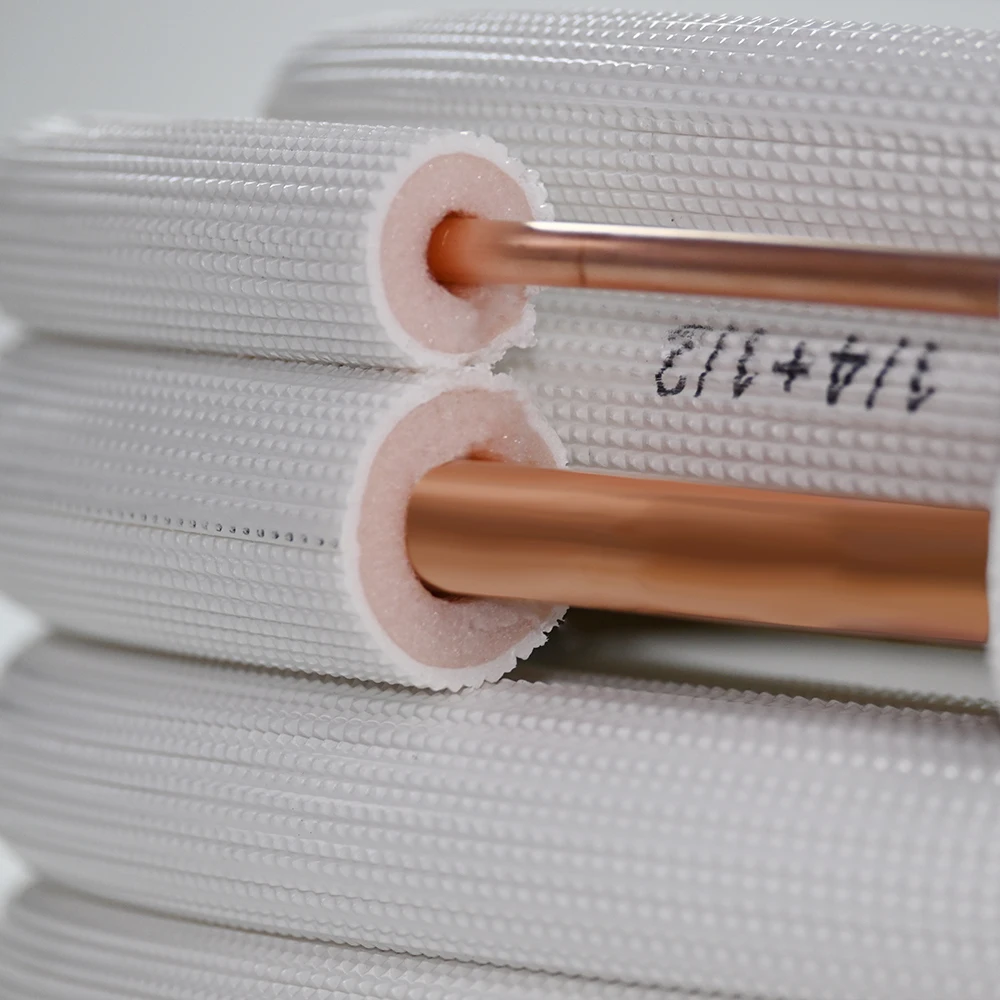Insulated Copper Tubes 1/2 Copper Aluminum Connecting Pipe for Air Conditioner Parts for External Unit & Graphic Design Solution
