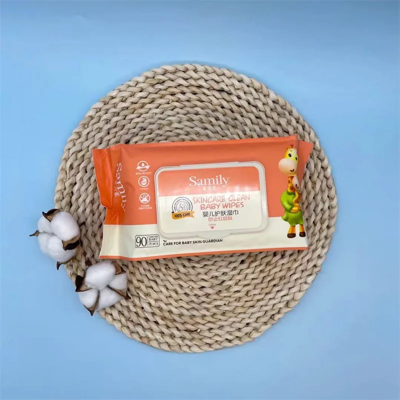Disposable Baby Diaper Wipes Hypoallergenic and Unscented OEM Organic Baby Water Wipes for sale in good price