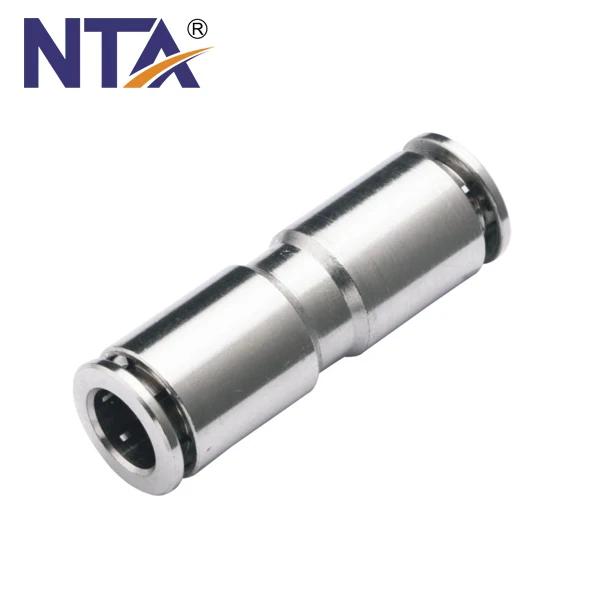 MPG Union Straight Reducer Nickel Plated Brass Push in Fittings Pneumatic Brass Air Fitting Pneumatic Fittings