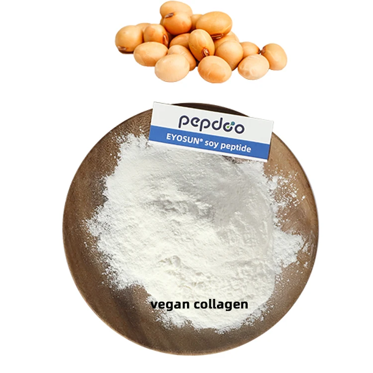 Органический Соевый Протеин Пептид гидролизованный веганский коллагеновый протеин порошок чистый пептид
