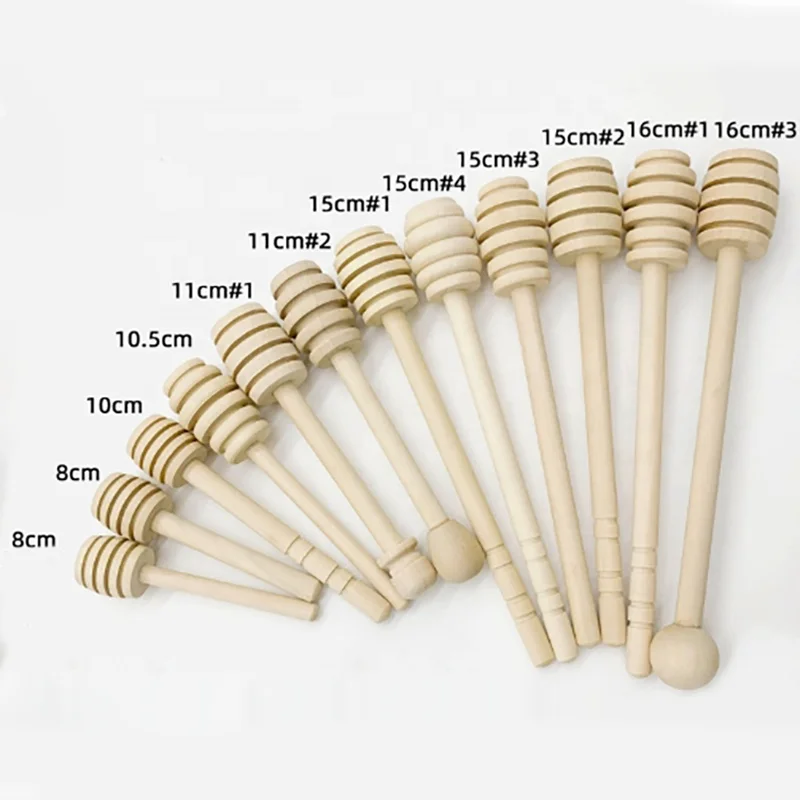Mini Honey  Sticks for  Honey Wedding Party 4 Inch Wooden Honeycomb Sticks 8CM