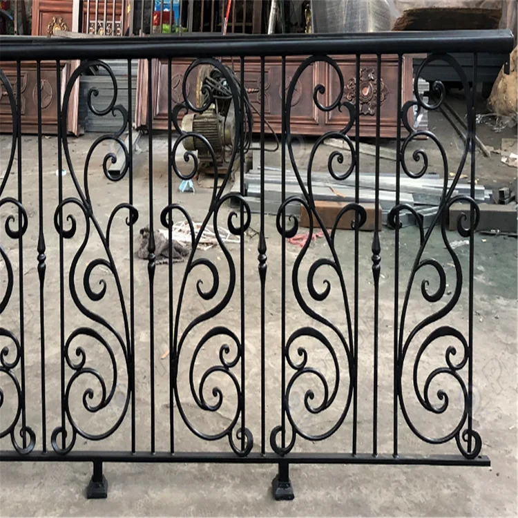 Quality guaranteed terrace baluster railing iron grill design for balcony