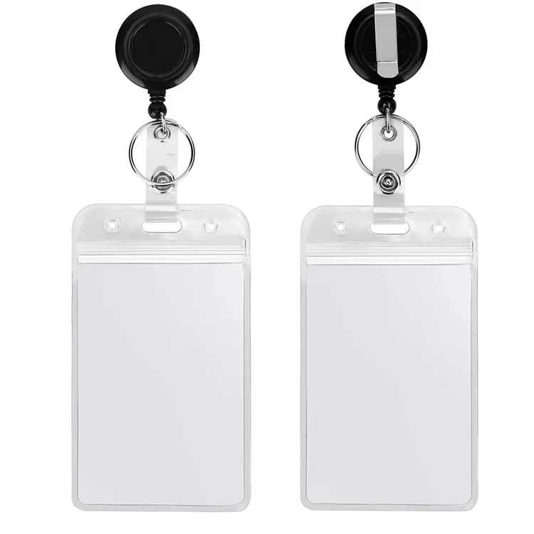 Best Selling Stretchable ID Card Neck Lanyard Card Holder And Lanyard With Id Card Badge Holder