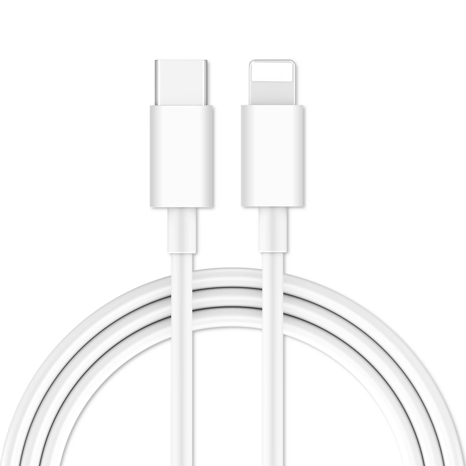 USB Type C to For Iphone TPE Jacket 1m 3.3ft PD 20W Quick Charging Charger Cable