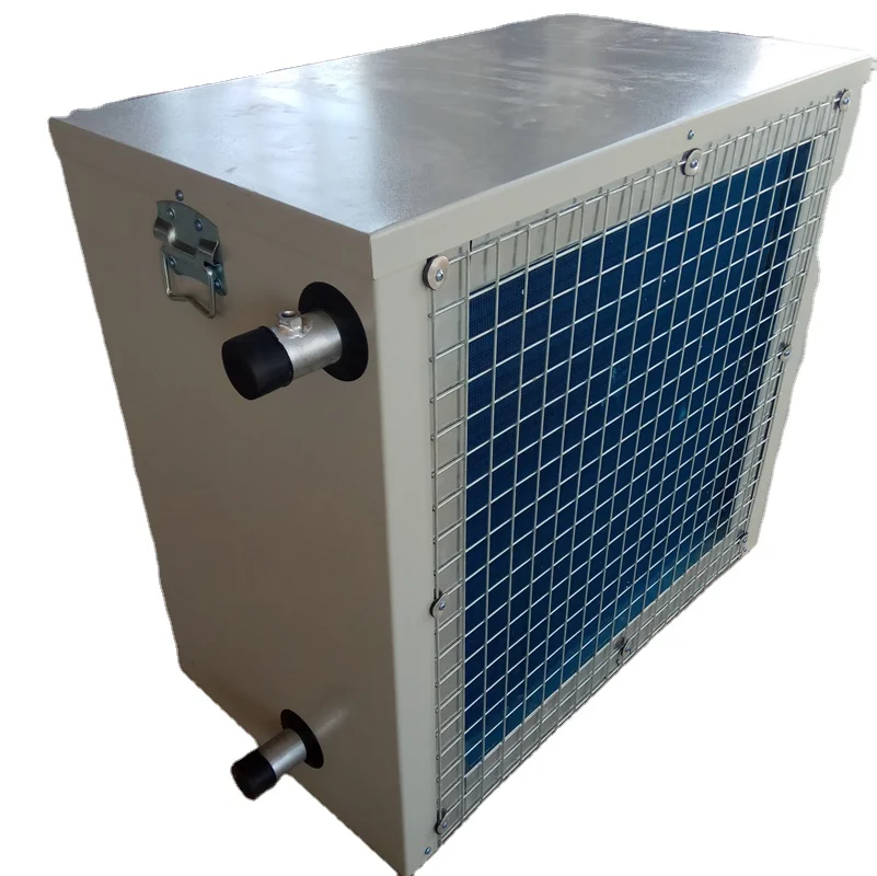 Water heater fan for winter greenhouse heating system