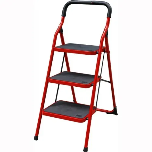 Promotional Price 3 Portable Foldable Ladders Wholesale Step Steel Ladder