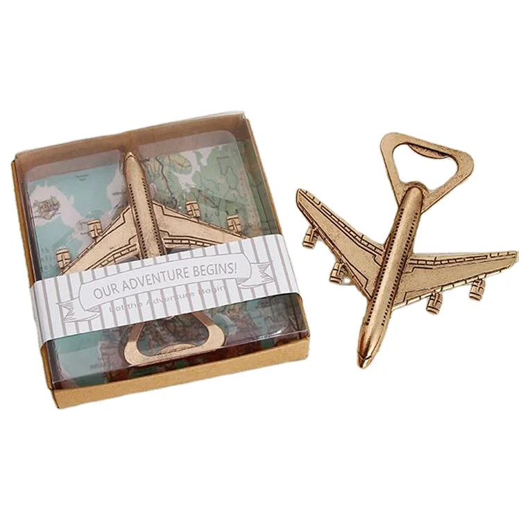 Airplane bottle opener promotion gift party decoration gift items