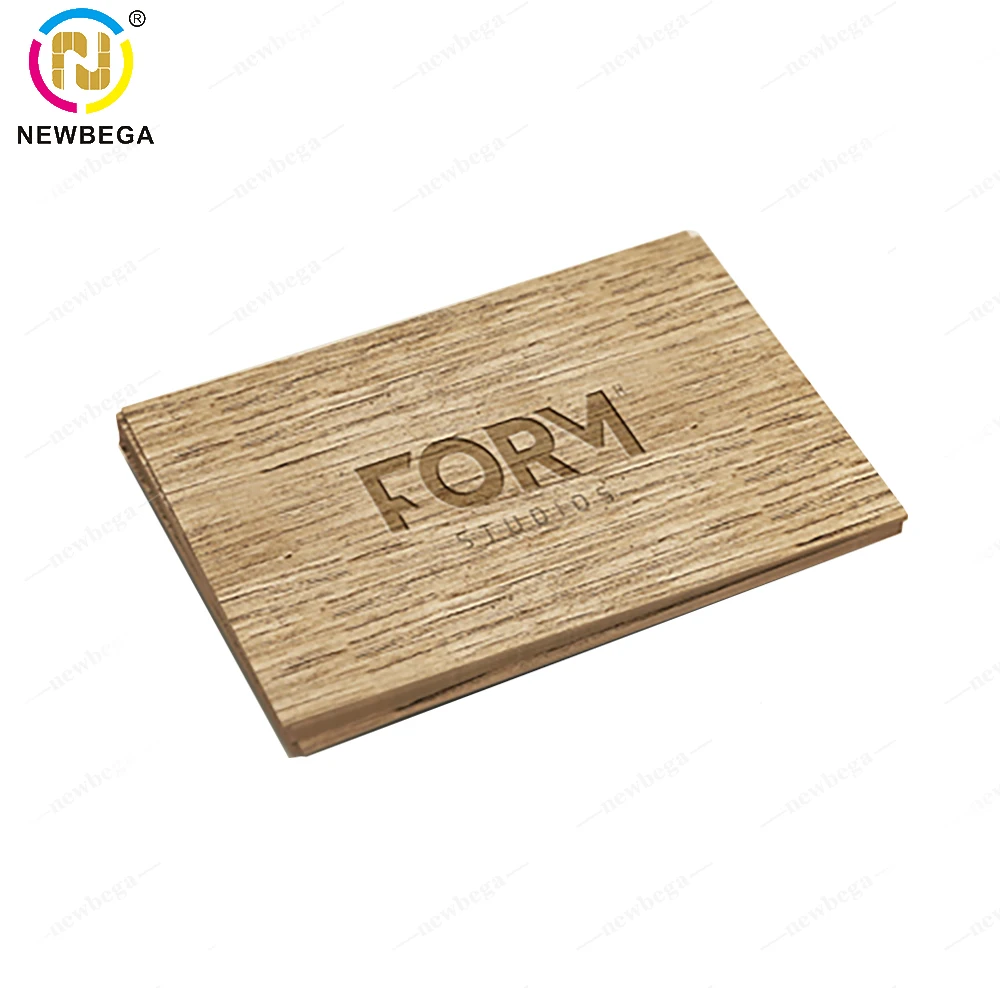 NFC216 RFID Contactless Wooden Card Proximity Read Write