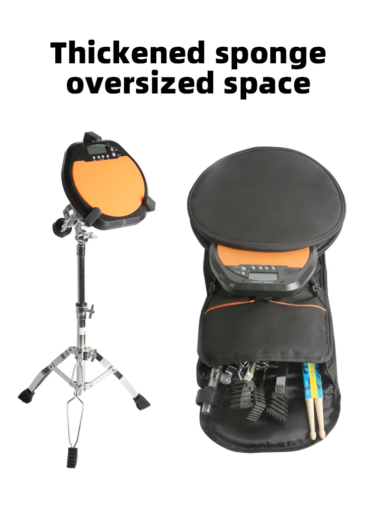 HEBIKUO OEM Factory Custom high quality musical practice drum bag drum backpack