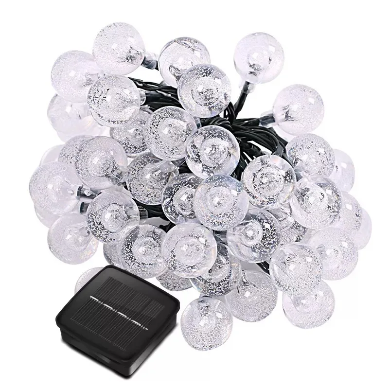 LED solar bubble ball lamp string