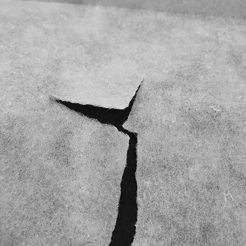 100% recycled cotton easy tear away machine embroidery stabilizer backing paper