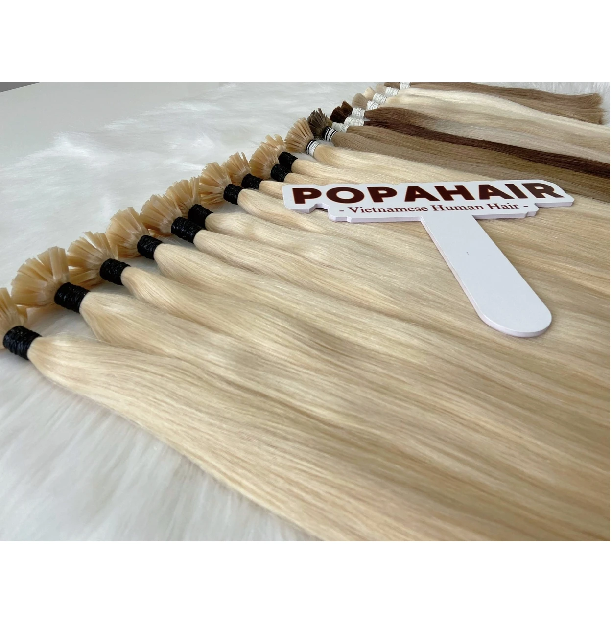 Top Quality i tip 20 22 24 26 28 Inches Raw Keratin Double Drawn Virgin european hair extensions i tip human hair extensions