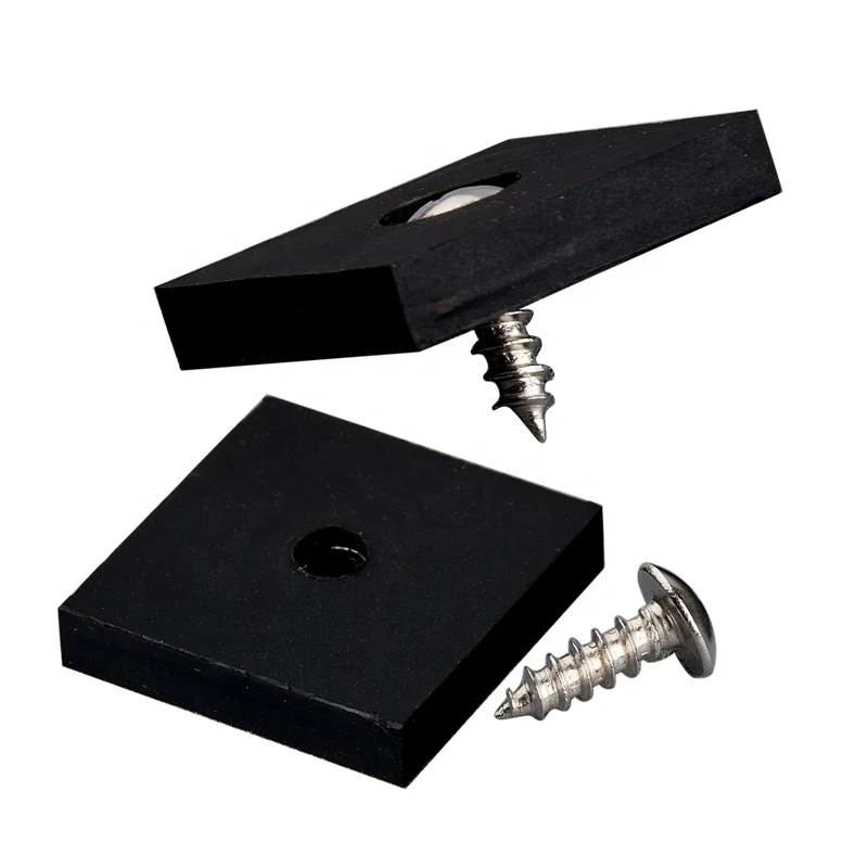 Rubber Coated Magnets 5KG Self-tapping Screw Wall Mount Strong Neodymium Block Magnet