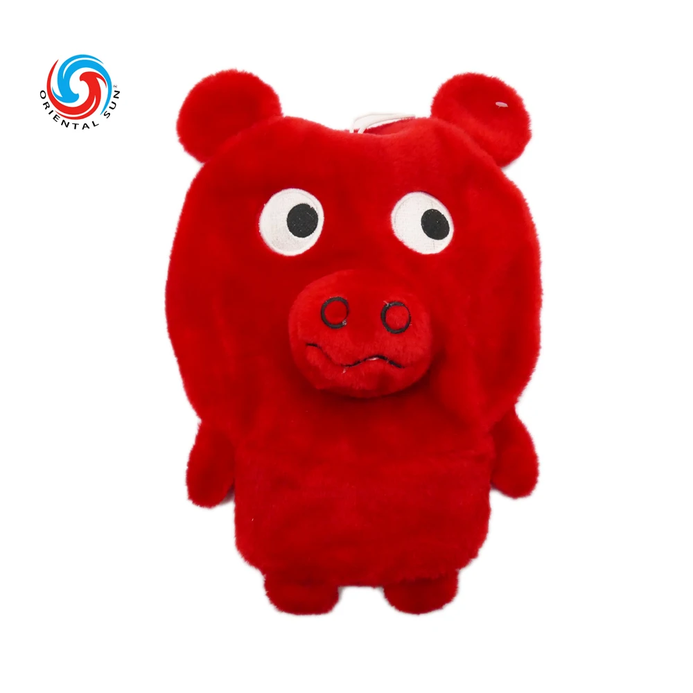 Забавная игрушка red pig 100% герметичная сумка для бутылок с горячей водой из натурального каучука безопасная