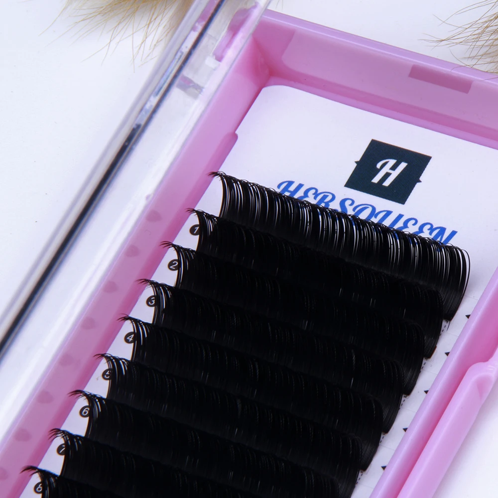 0.15 natural individual eyelash extensions fluffy vivid one by one single lashing high quality classic eyelashes bulk wholesale