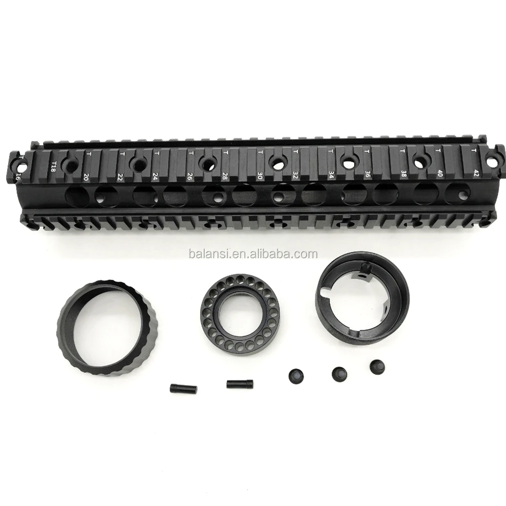 12 inch M4 M16 Free Float Quad ar 15 Handguard 4 side Picatinny Mount 12 inch for m4 m16
