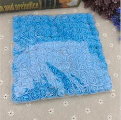 Mini Size Artificial Roses  2.5cm Pe Roses 144pcs /box Foam Rose Head