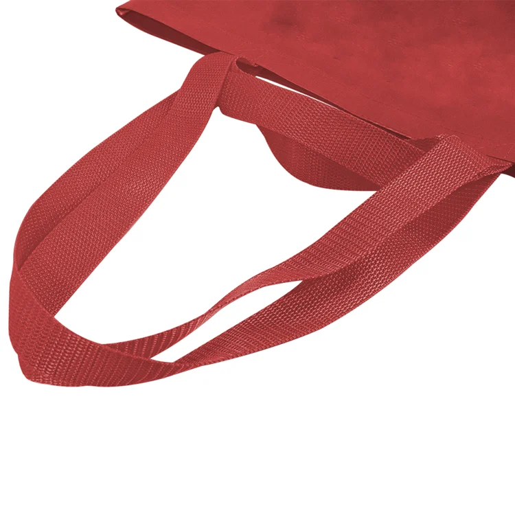 Custom Logo Printed PP Non-Woven Laminated Shopping Tote Bags Portable Recyclable Grocery Bags Reusable Gift Bags