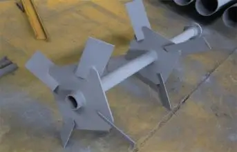 JB/W15 Mud Agitator with double impeller.,Mud solid control system Drilling equipment