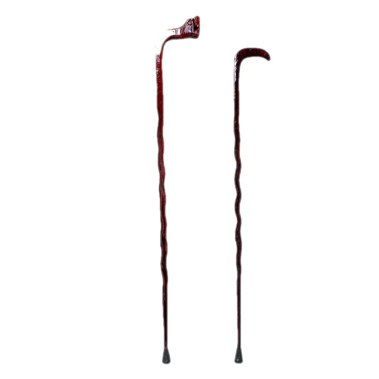 Factory Wholesale Lumber Price Gourd Hook Stick, Elderly Oem Rehabilitation Therapy Supplies Personalized Crutches