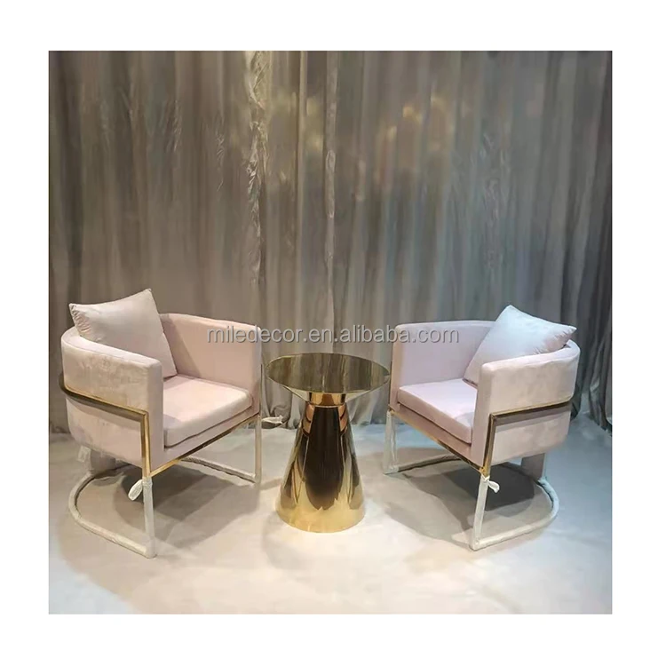 Customized Professional White Cashew Shape Velvet Fabric Hotel Furniture Sofa