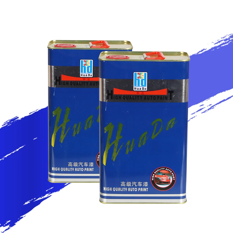 Huada Good Hardness and High Gloss Clearcoat Car Paint Manufacturer Provides Straightly Auto Paint