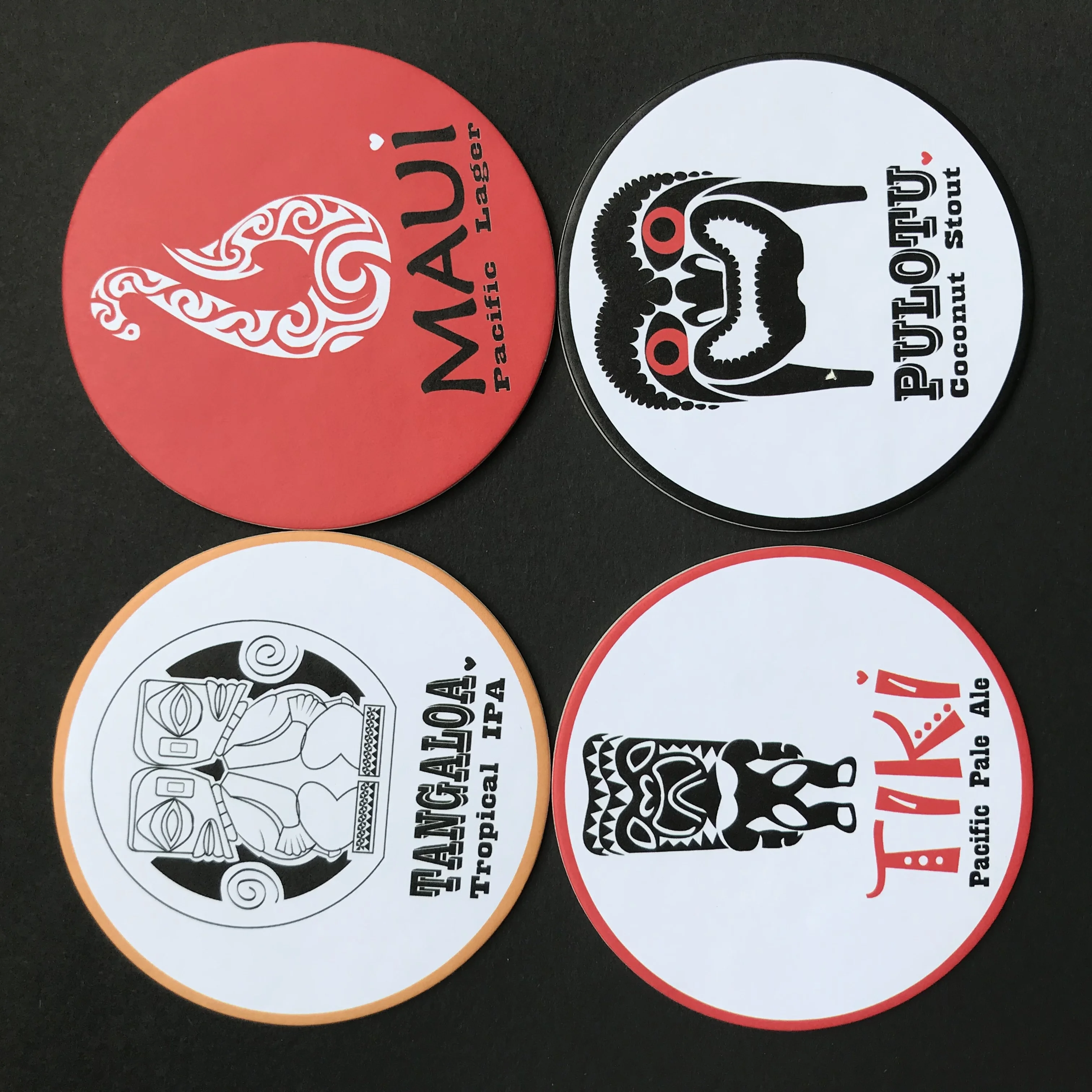 Custom made cheap paper carton coaster for drinks,  paper card coaster round shape can customize artwork logo