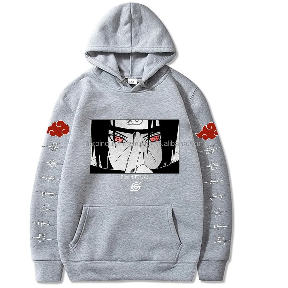 
Hot Selling Customized Naruto Design Pattern Unisex Sweatshirt Top Hoody Plus Size Fleece Casual Wear Hoodies 