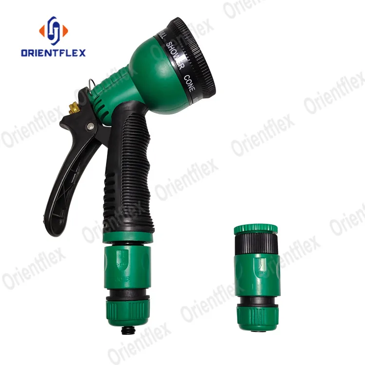 8 Functions 6 Function Multifunction Small Hand Plastic Garden Irrigation Spray Gun Shower Bike Wash