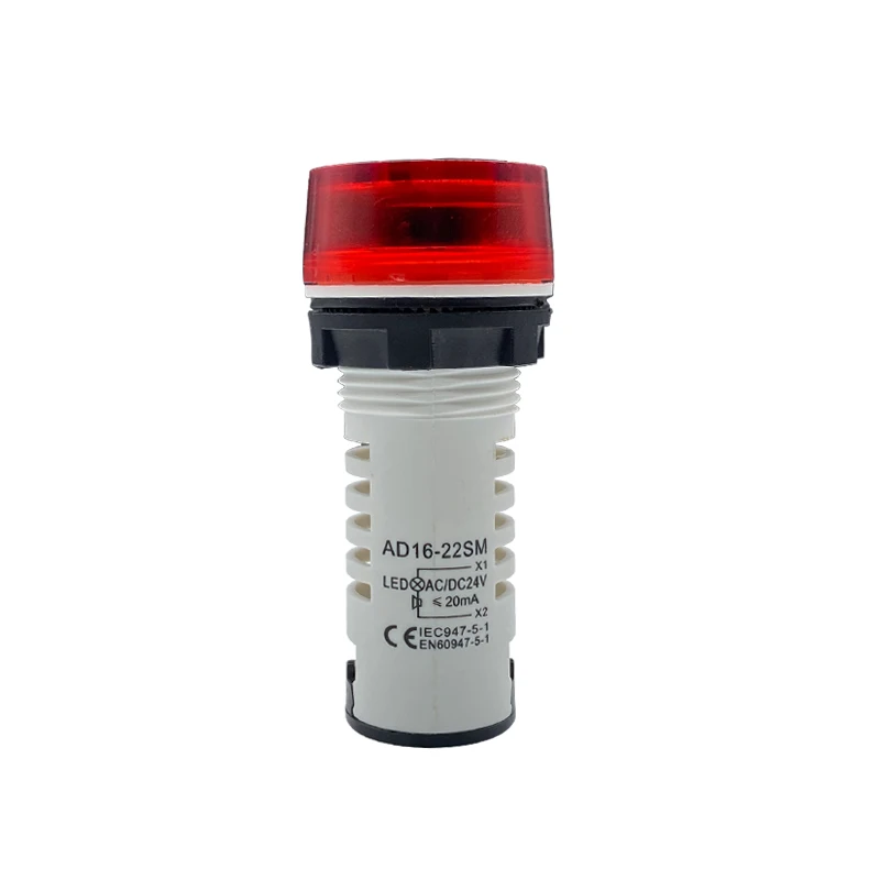  AD16-22SM светодиодной вспышкой Акустооптический сигнализации 220V380V24V12V