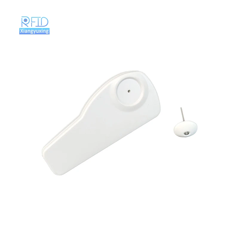 Top sales UHF 860-960mhz EAS 8.2mhz long reading range rfid apparel tag ABS plastic hard tag retail clothing field