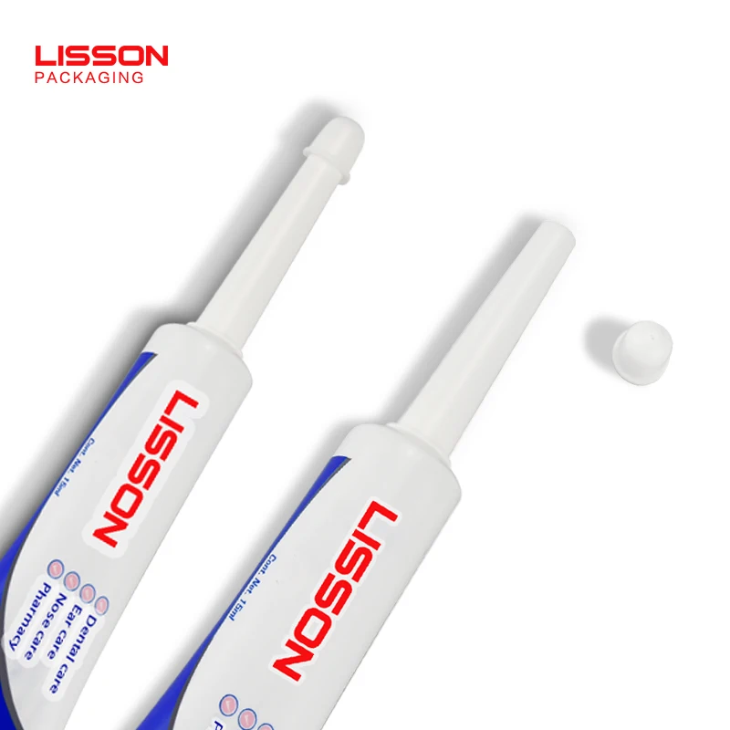 wholesale Long nozzle plastic squeeze industry oil plastic tubes for pharmaceutical ointments vaginal gel and glue