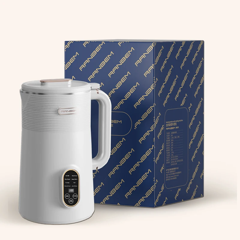 RANBEM Factory Custom Logo 1 Little Large Capacity Stainless Steel Jar Nut Milk Maker All in One Nut Milk Maker Machine with Fil