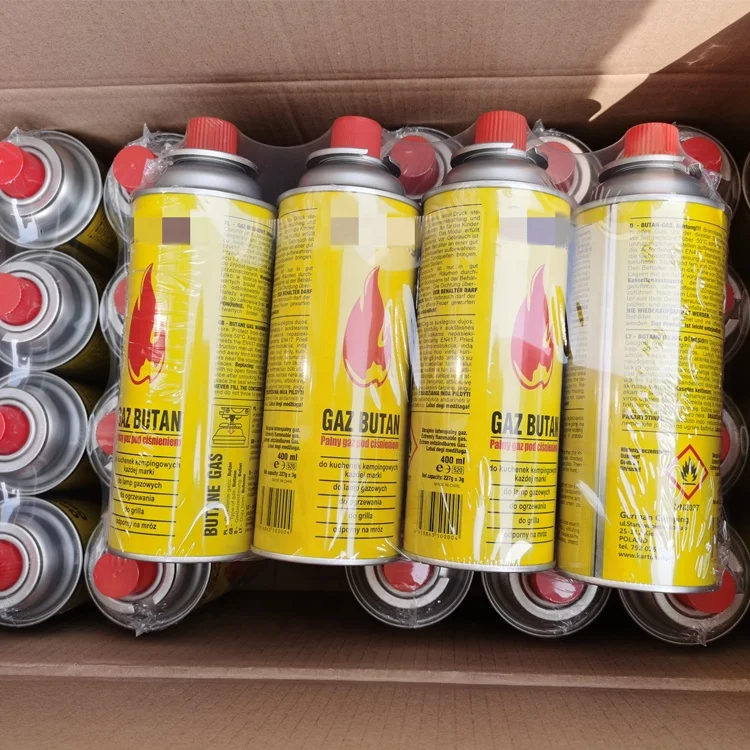 China made barbecue camping butane gas cylinder butane gas tank 220g 227g 250g