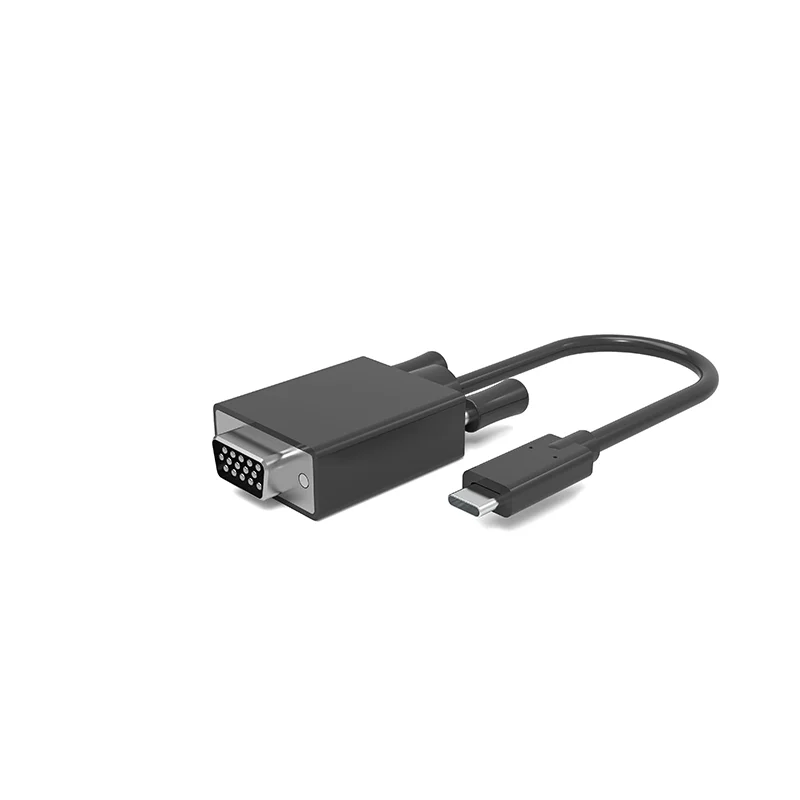 creation docking station output type c vers 1.8m usb type c to vga cable adapter