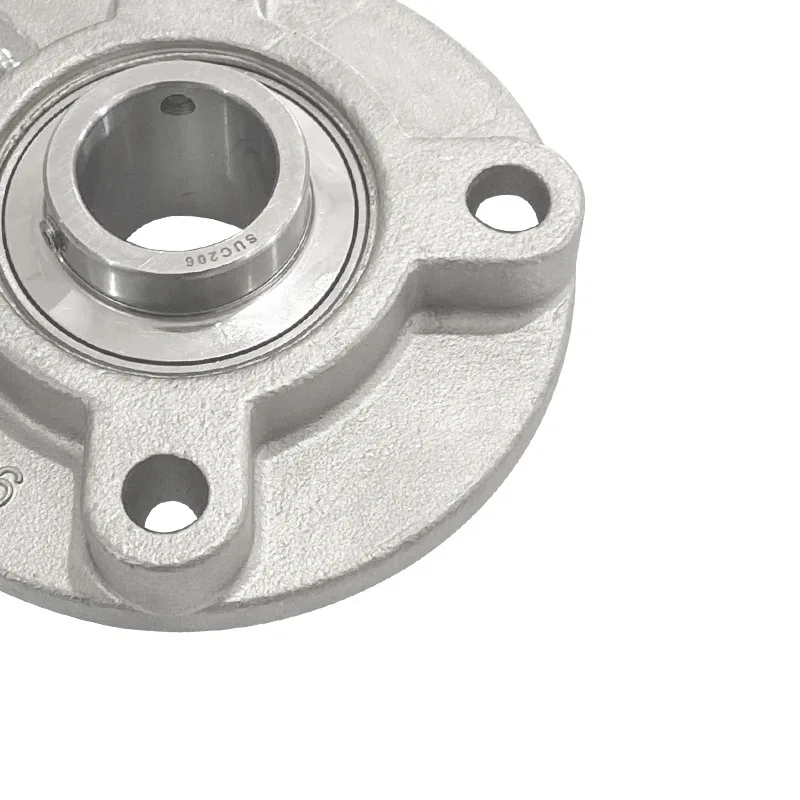 Corrosion-resistant high-temperature resistant stainless steel bearing seat 304 spherical pillow block bearing SUCFC204 206