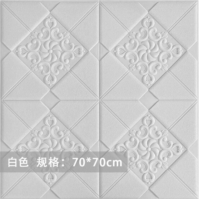 Wall paper for Sale Self Adhesive wall stickers tile foam brick 3d wall sticker wholesale home decoration color wallpaper