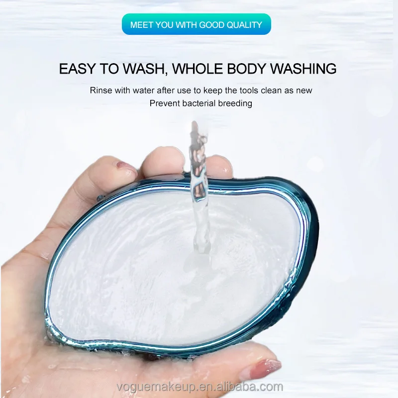 Newest High quality easy remove hair portable reusable crystal hair eraser painless glass hair removal