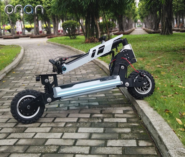 ONAN TAN1 Customized Big Wide Wheel E Scooter Dual Motor Hub Motor Electric Scooter 5000w